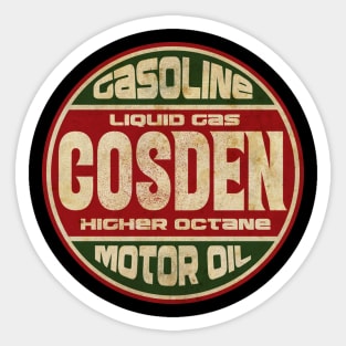 Vintage Gasoline Motor Oil Sticker